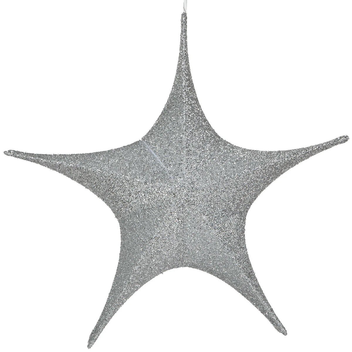 Silver Polymesh Unlit Fold Flat Commercial Star — 78662 - Red Sleigh® 78662