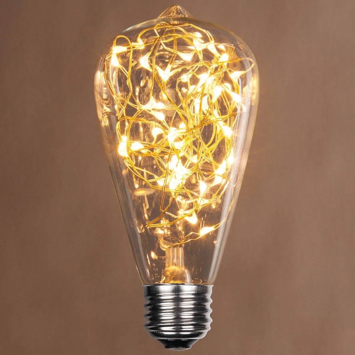 ST64 Warm White LEDimagineTM Fairy Light Bulbs - Wintergreen Lighting® 78448