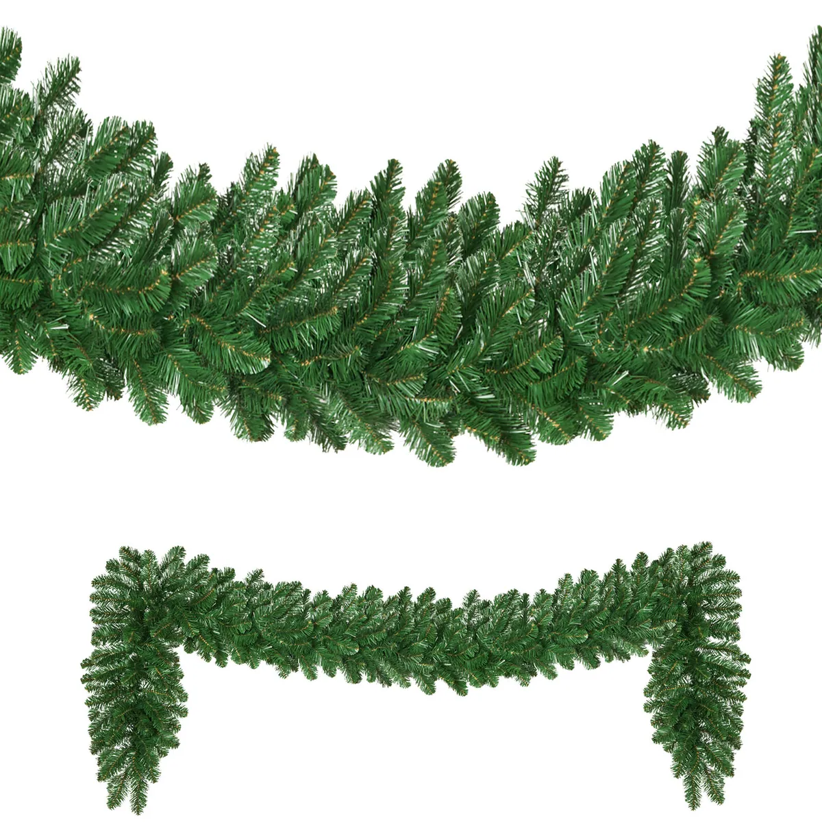 Oregon Fir Commercial Unlit Garland — Length 9 ft, Width 20 in - Red Sleigh® 85564