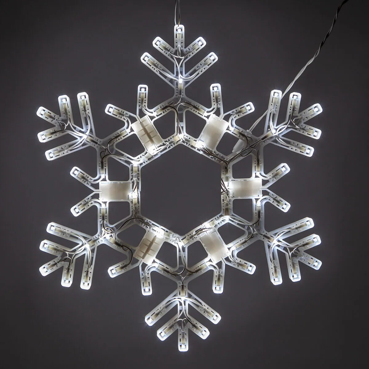 Folding Snowflake, Cool White Lights — 20 in, 70 Lights - Kringle Traditions® 79759