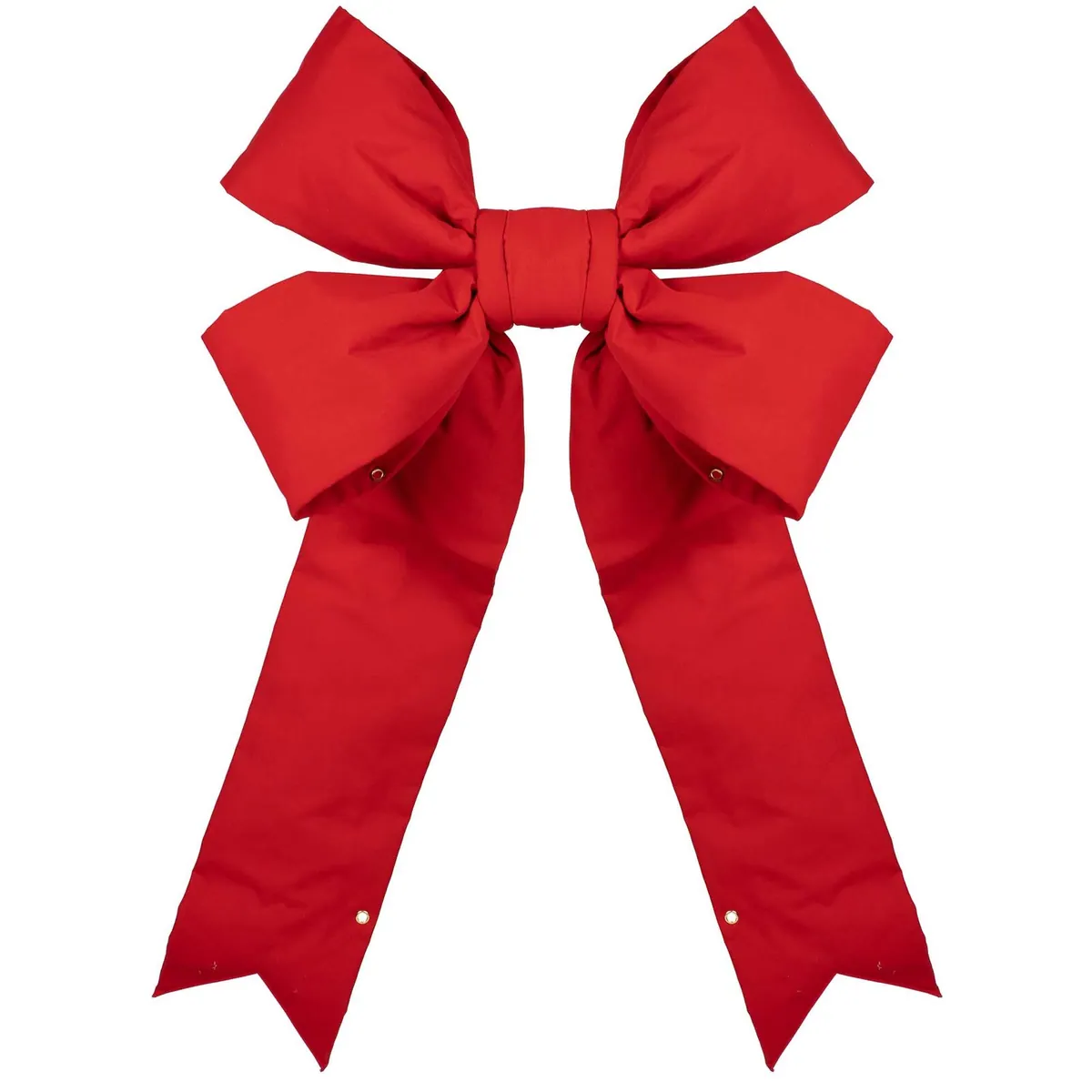 Red Structural 3D Canvas Bow — 18-in Width - Red Sleigh® 87467