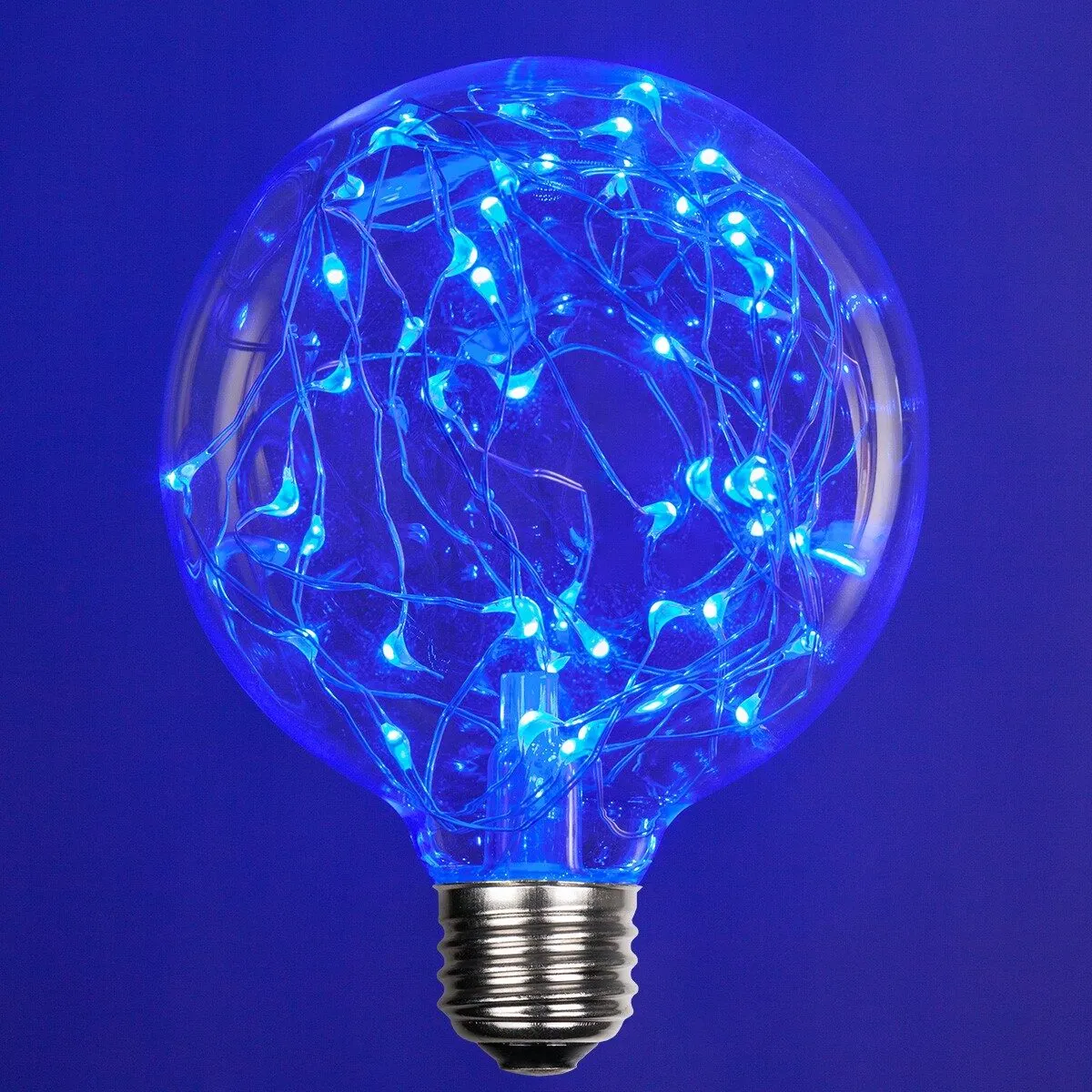 G95 Blue LEDimagineTM Fairy Light Bulbs - Wintergreen Lighting® 78459