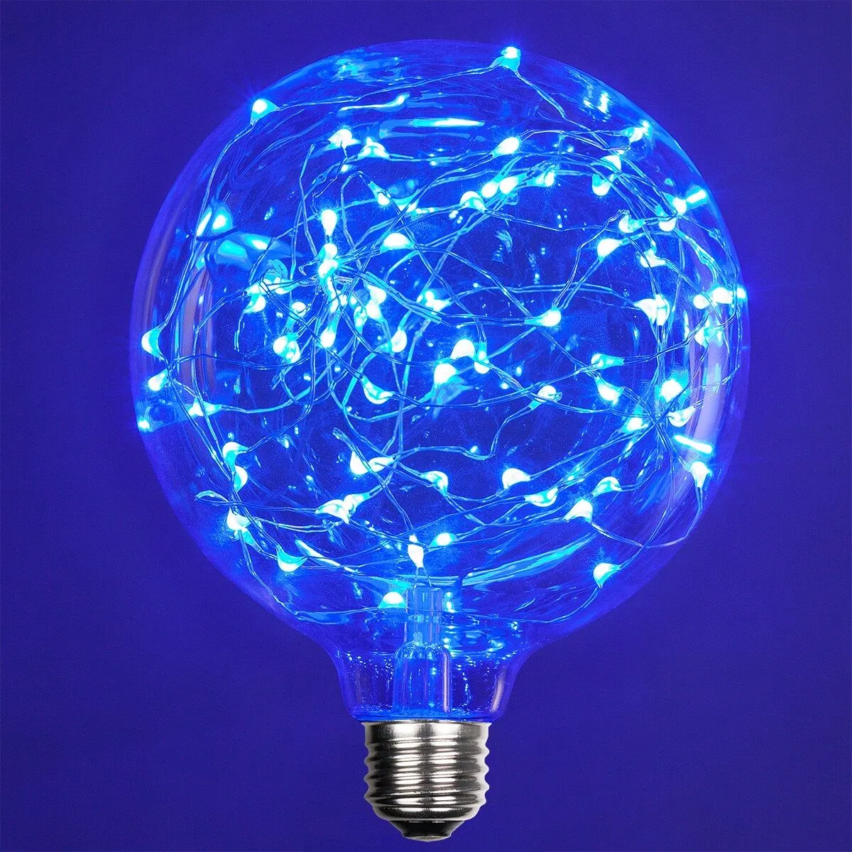 G125 Blue LEDimagineTM Fairy Light Bulbs - Wintergreen Lighting® 78466