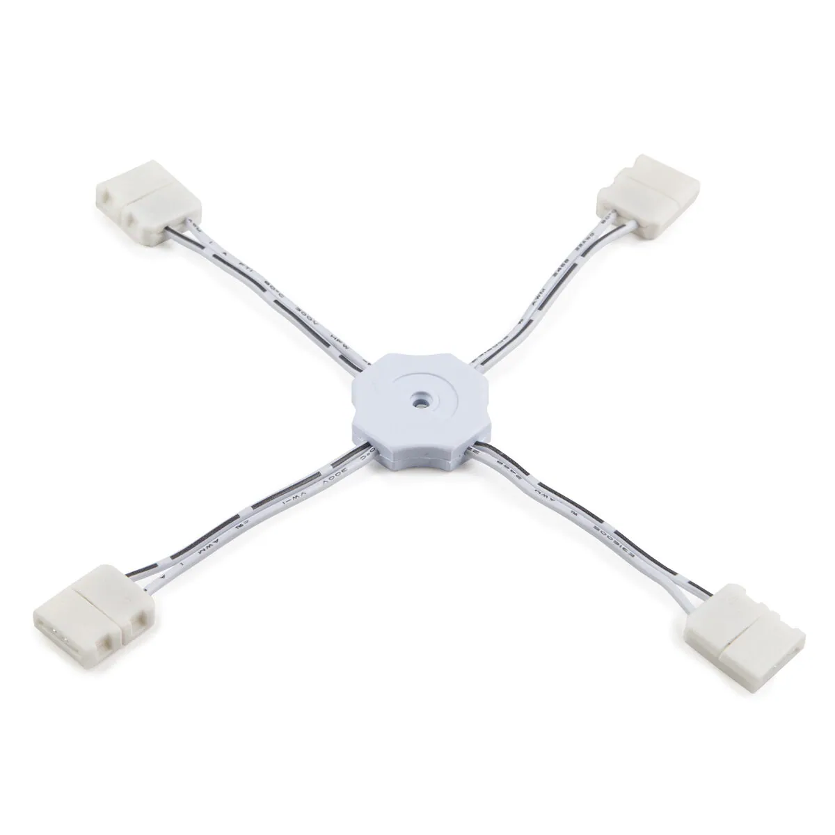 Single Color 4-Way Connector - Wintergreen Lighting® 74667