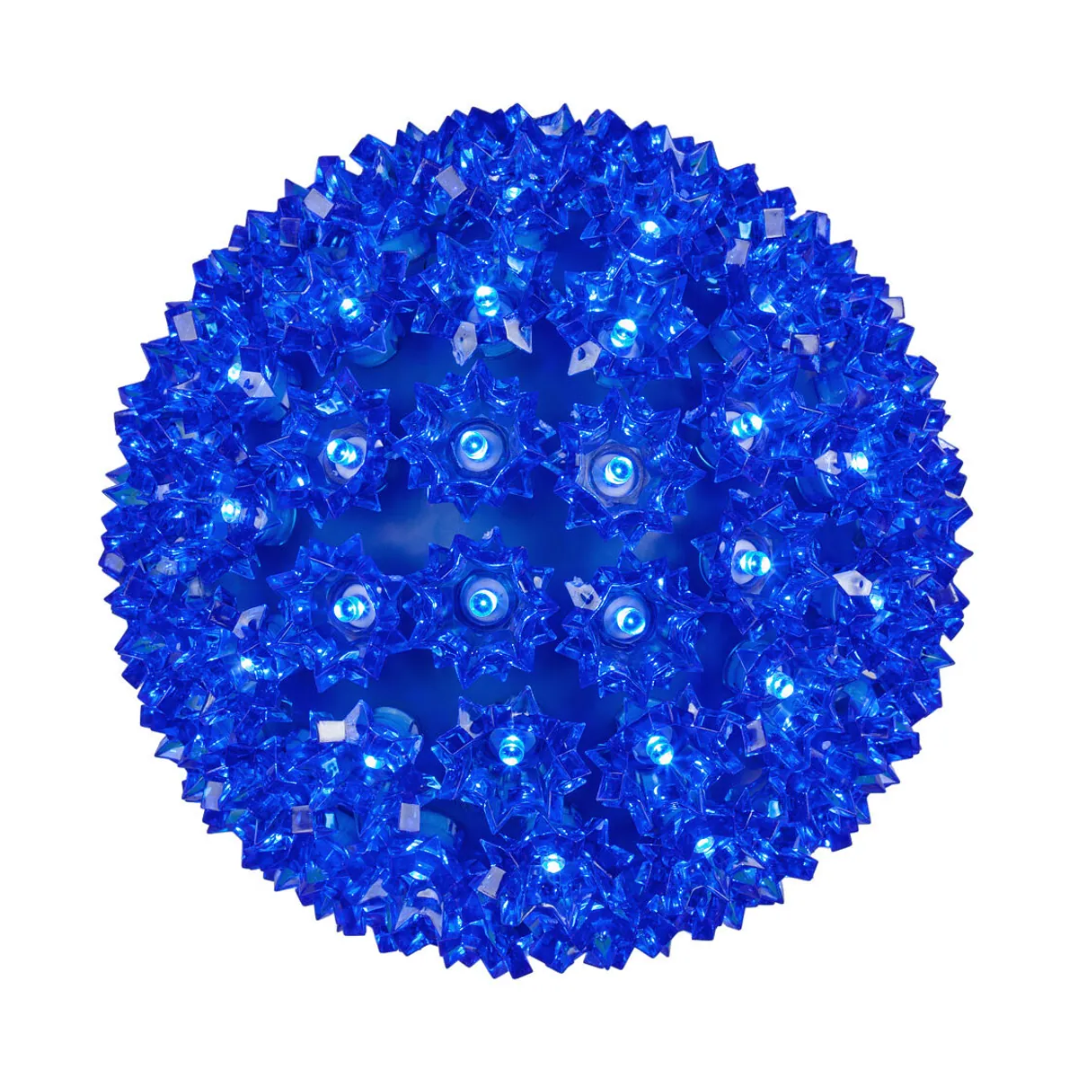 Blue 5mm LED Starlight Sphere — 7.5 Inches - Wintergreen Lighting® 82858