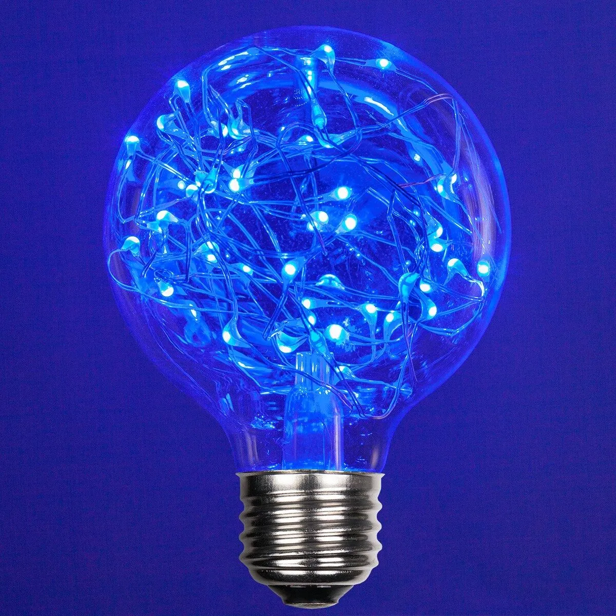 G80 Blue ImagineLED TM Fairy Light Bulbs - Wintergreen Lighting® 78452