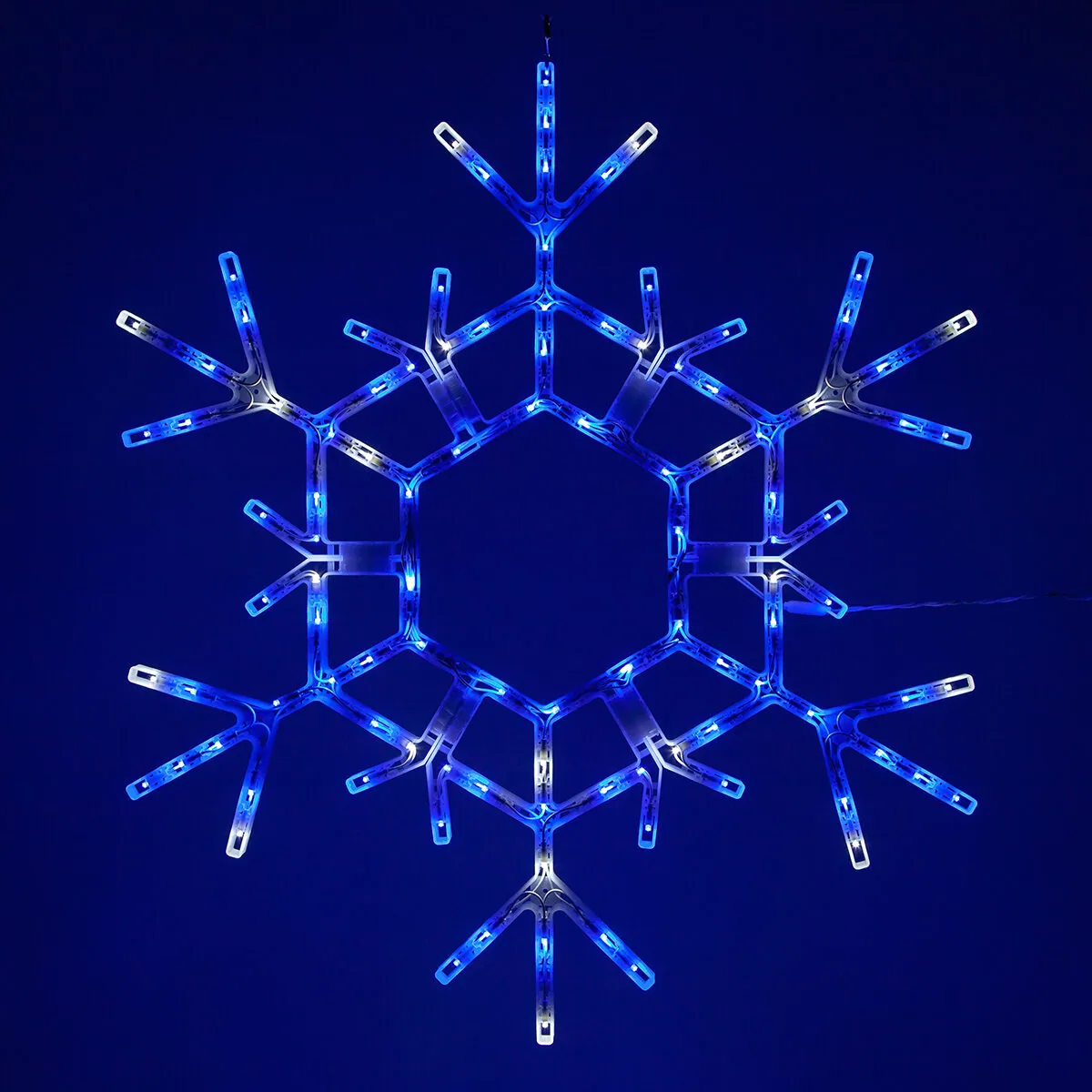 Folding Snowflake, Blue and Cool White Lights - Kringle Traditions® 79773