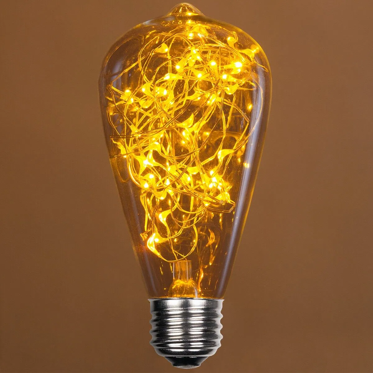 ST64 Gold LEDimagineTM Fairy Light Bulbs - Wintergreen Lighting® 78444