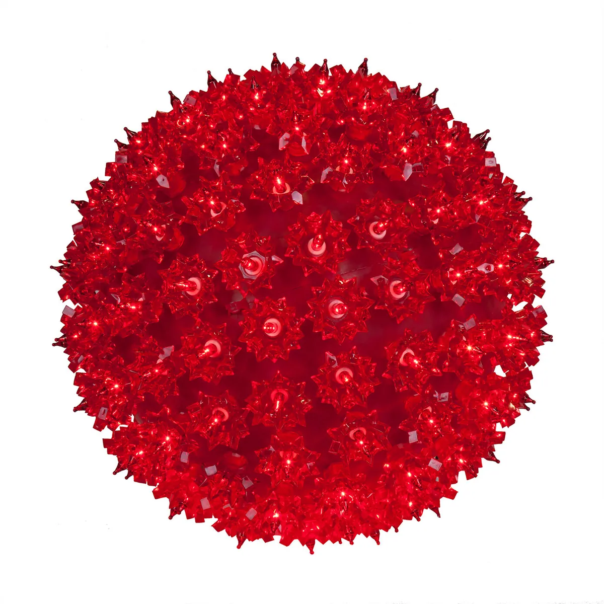 Red Incandescent Starlight Sphere - Wintergreen Lighting® 70197