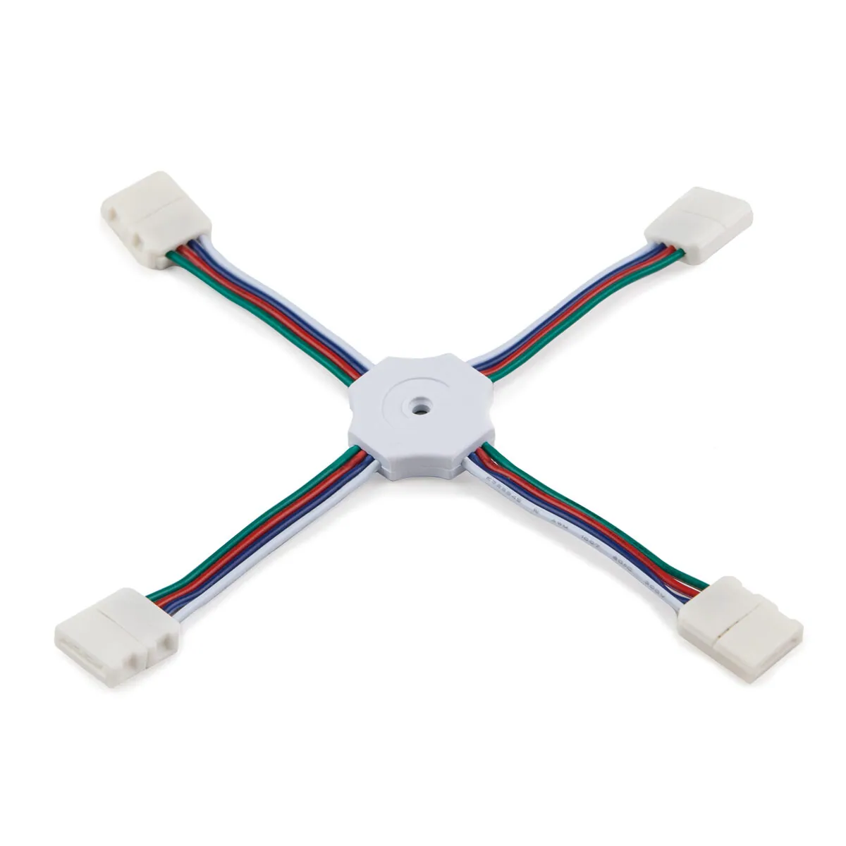 RGB 4-Way Connector - Wintergreen Lighting® 74681