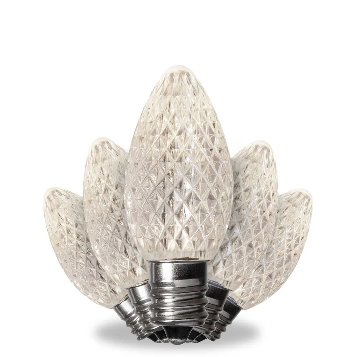 C7 Pure White Kringle Traditions® LED Bulbs, Box of 25 - Kringle Traditions® 87411