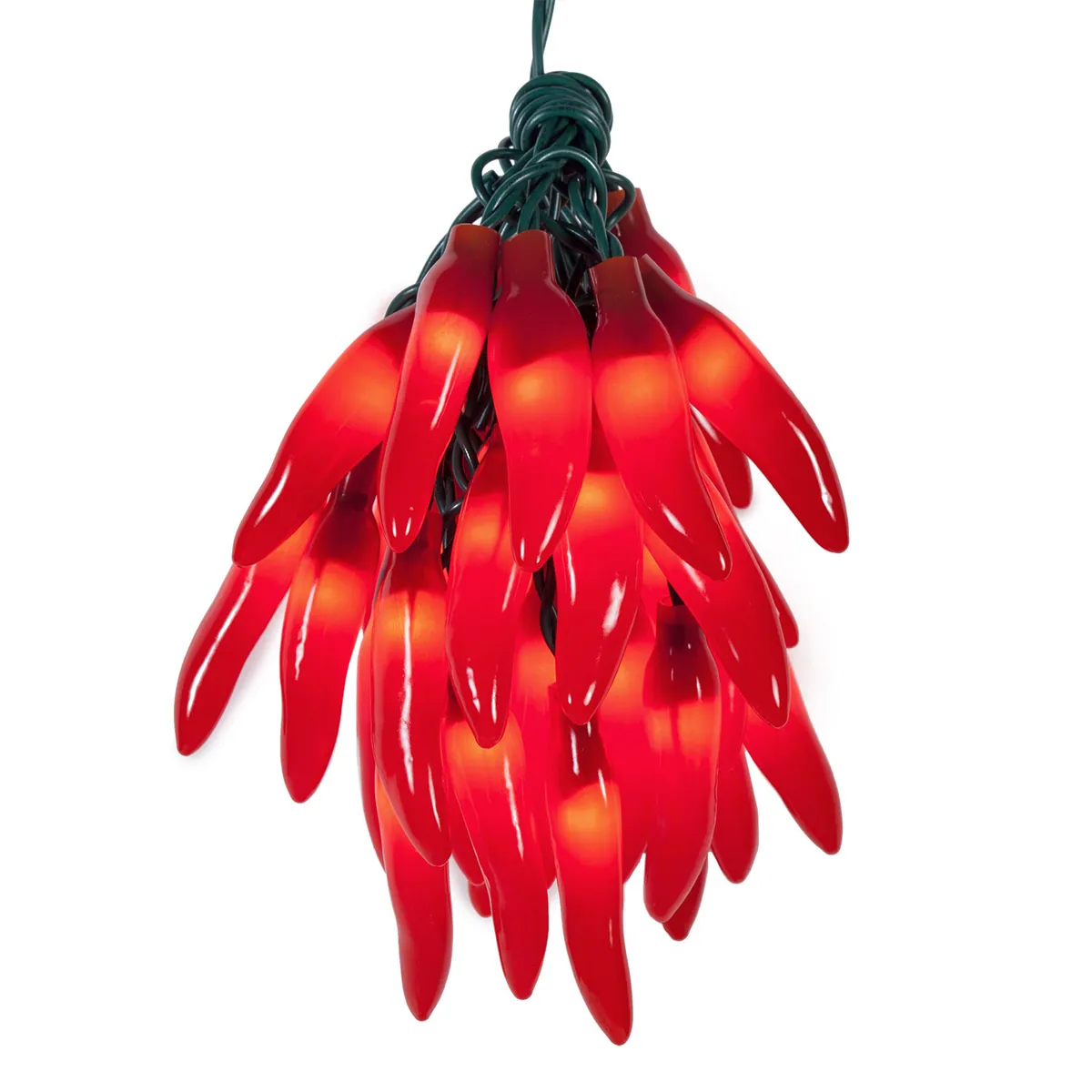 Red Chili Pepper Cluster Light Set - Wintergreen Lighting® 71519