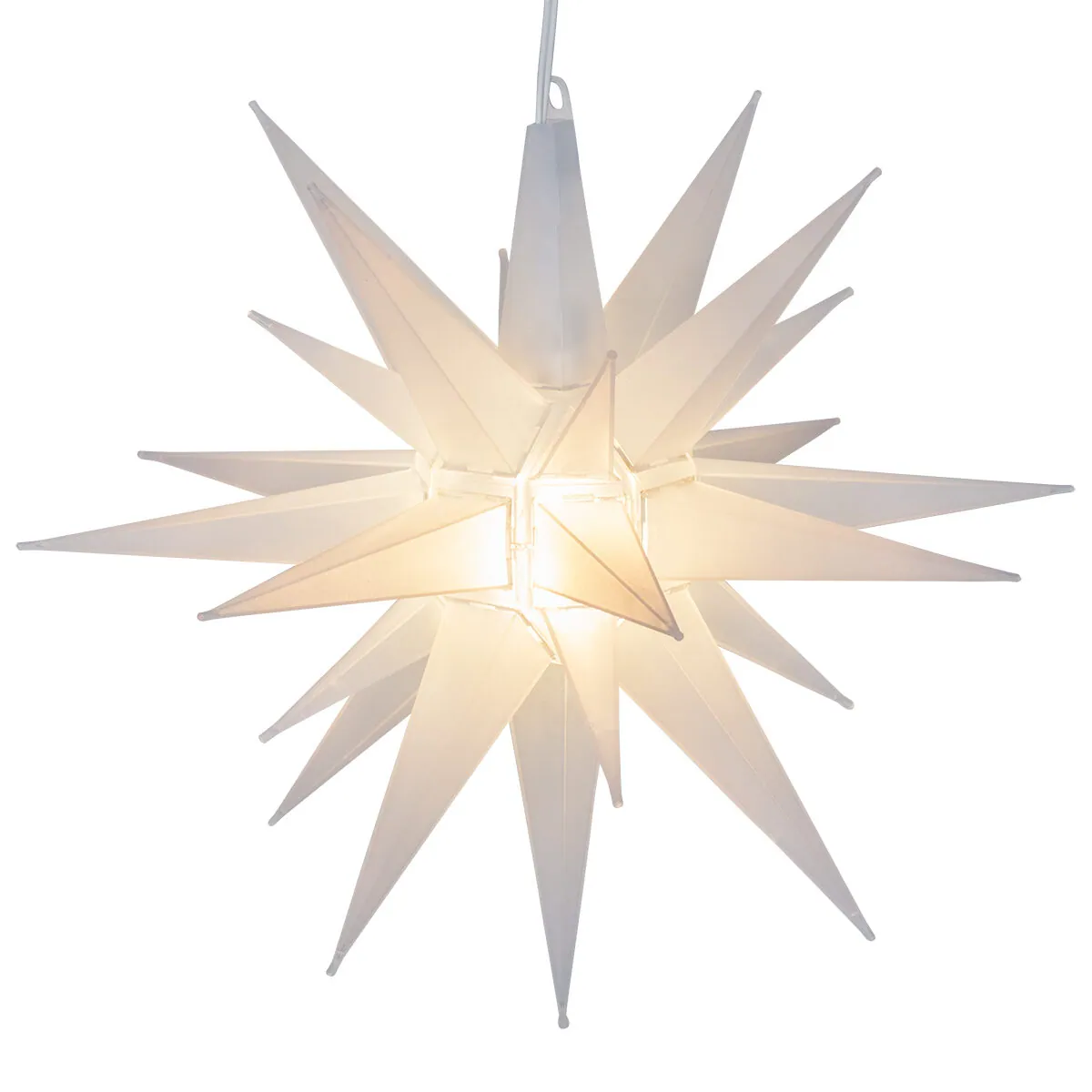 Clear Frosted LED Moravian Star - Kringle Traditions® 72729