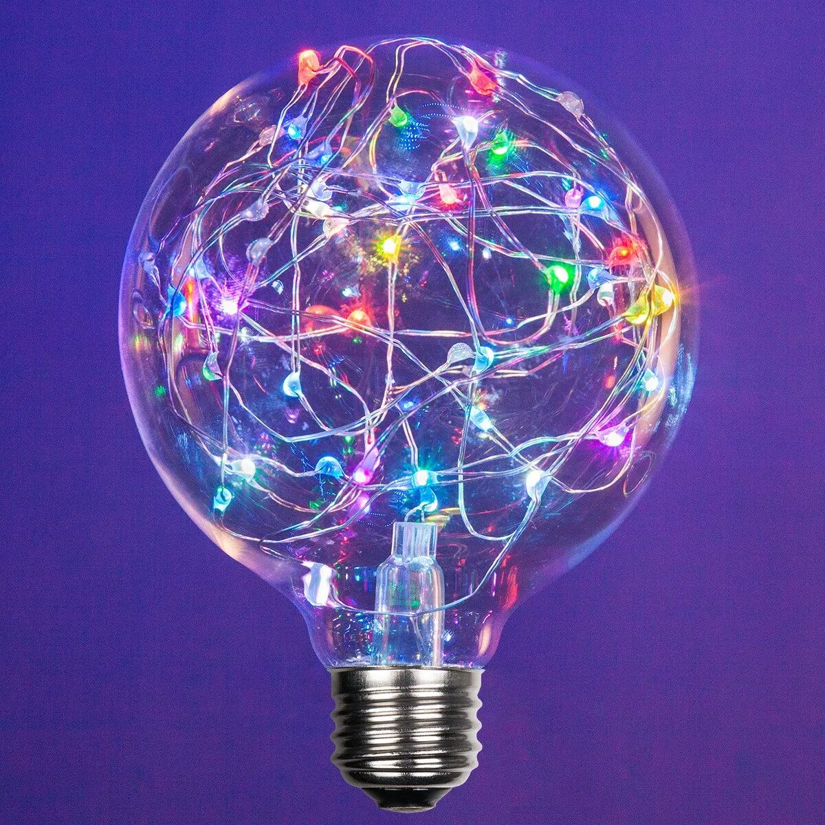 G95 Color Change RGB LEDimagineTM Fairy Light Bulbs - Wintergreen Lighting® 78463