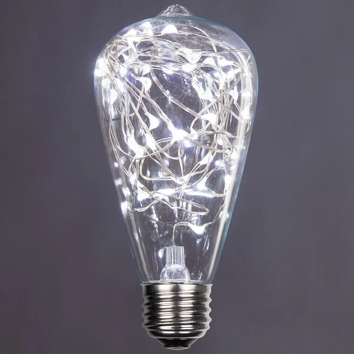 ST64 Cool White LEDimagineTM Fairy Light Bulbs - Wintergreen Lighting® 78447