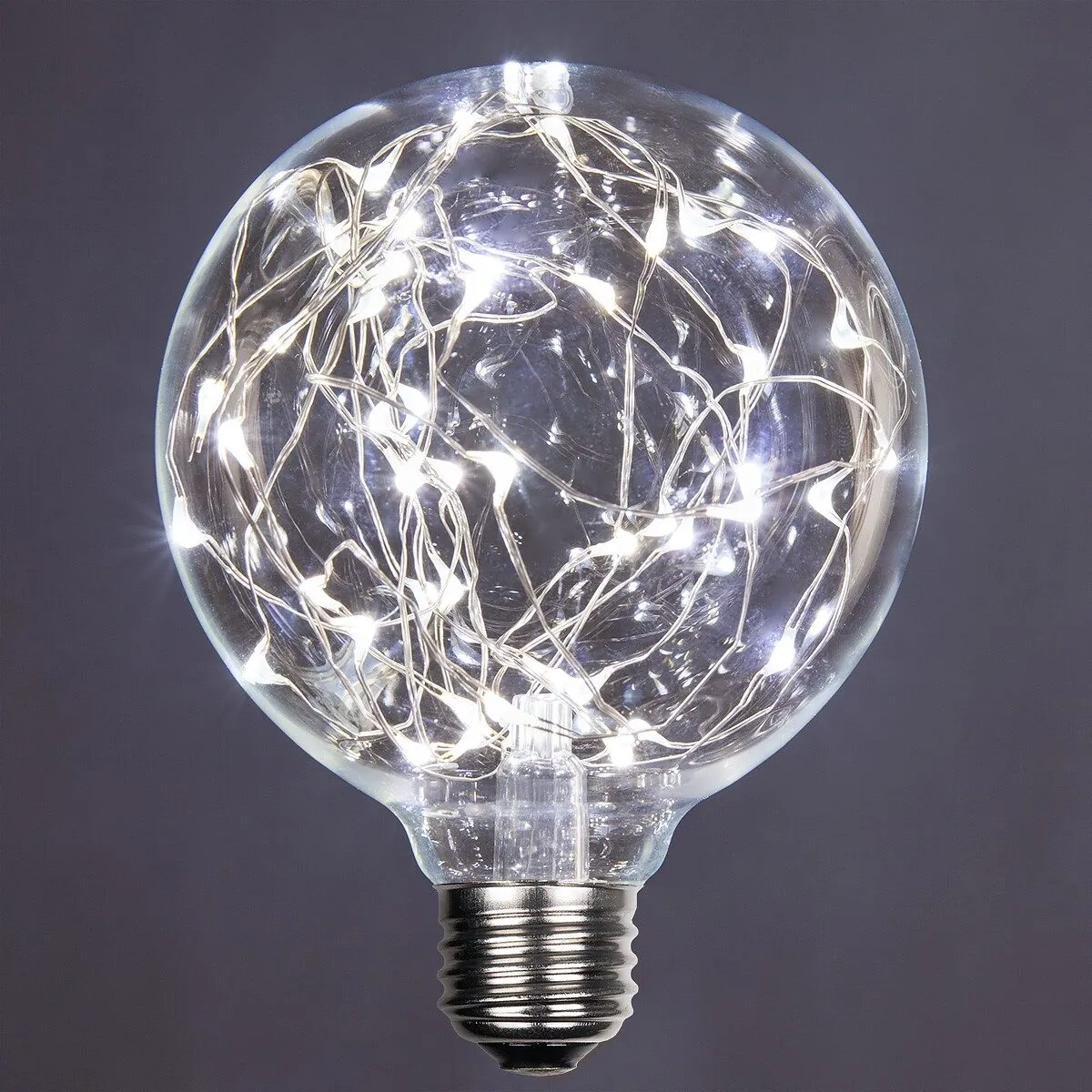 G95 Cool White LEDimagineTM Fairy Light Bulbs - Wintergreen Lighting® 78461