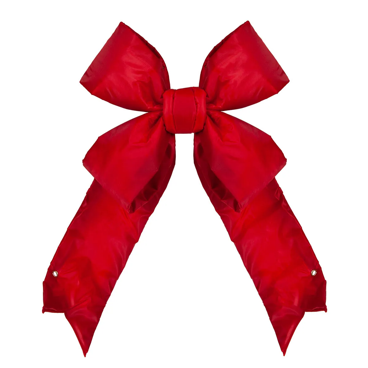 Red Structural 3D Nylon Bow — 18-in Width - Red Sleigh® 78329