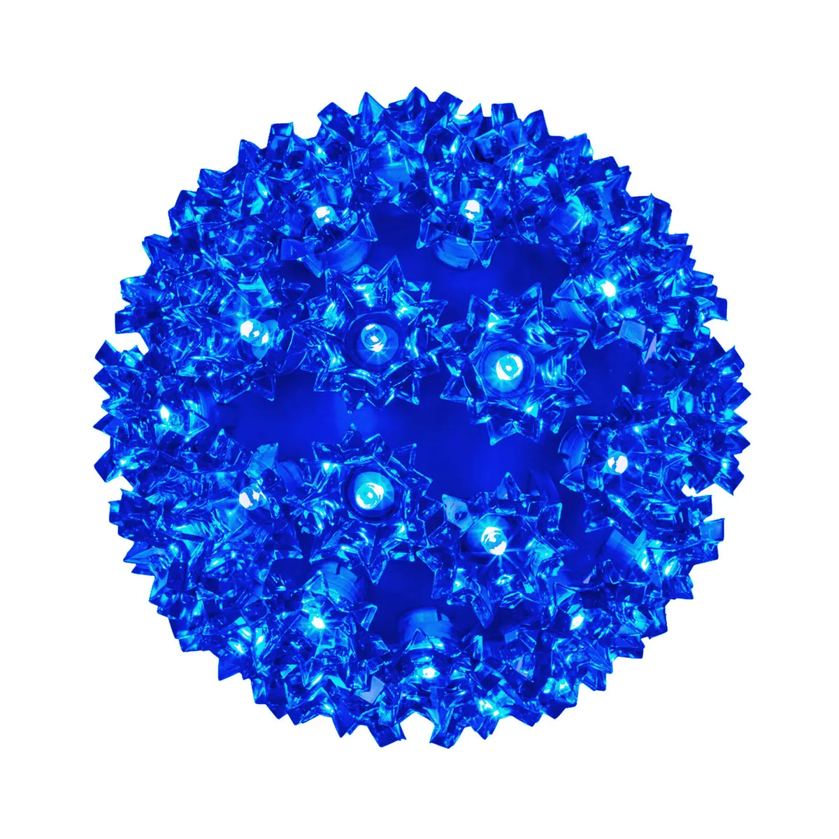 6" Blue 5mm LED Starlight Sphere, 70 Lights - Wintergreen Lighting® 82832