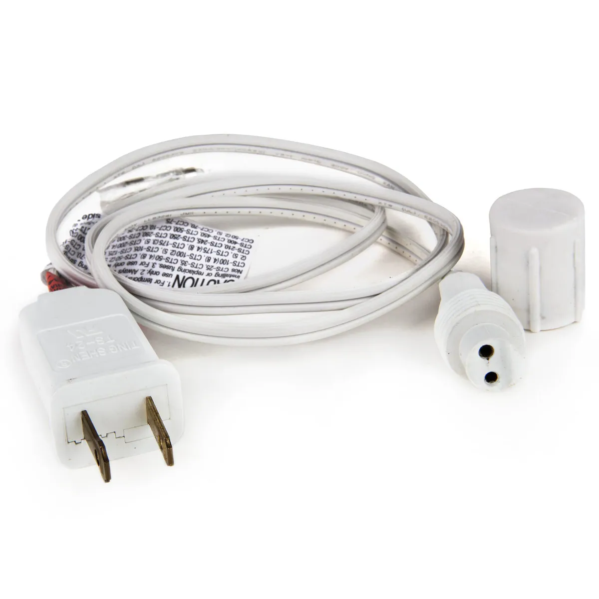 WeatherPROTM Commercial LED Power Adapter, White Wire - Wintergreen Lighting® 85595