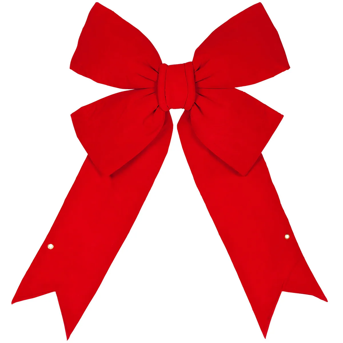 Red Imperial 3D Velvet Bow — 24-in Width - Red Sleigh® 21251