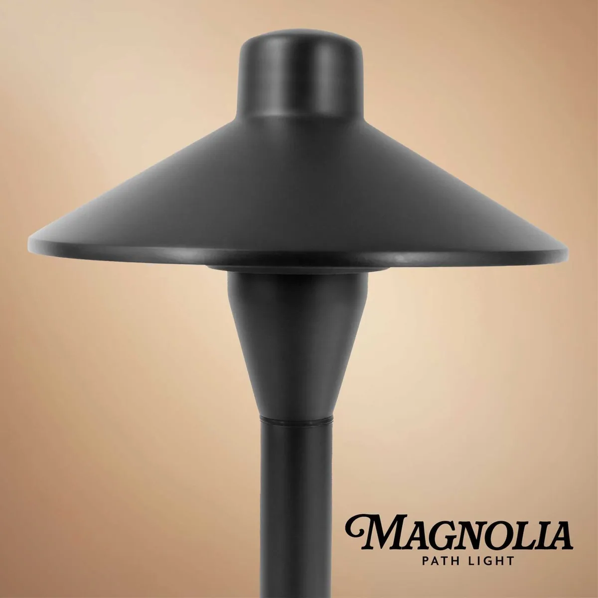 Magnolia Classic Low Voltage Landscape Lighting Path Light, Black - Wintergreen Lighting® 84858