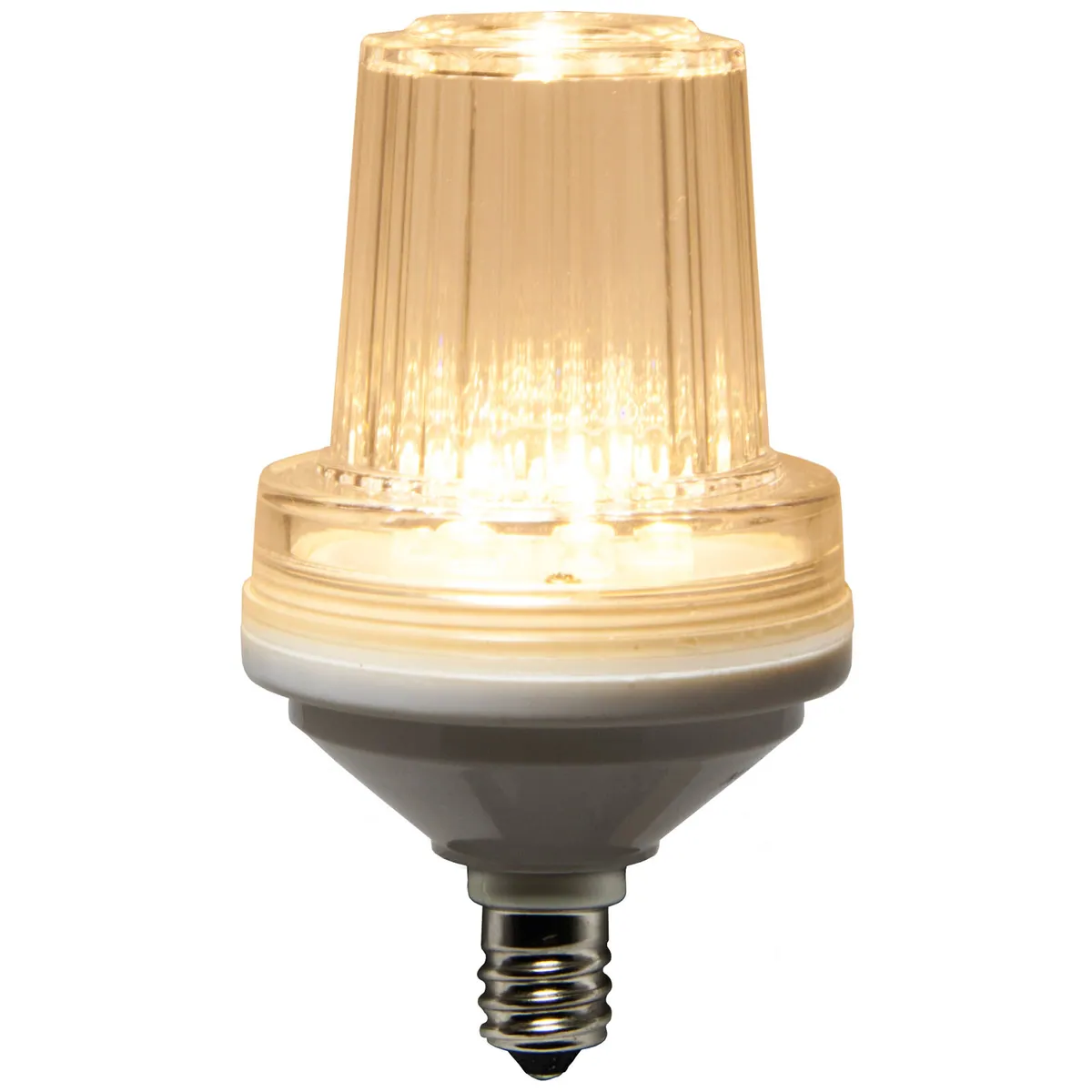 Wintergreen Lighting® C7 130V Strobe / Commercial Twinkle Warm White LED Bulbs - Wintergreen Lighting® 50167