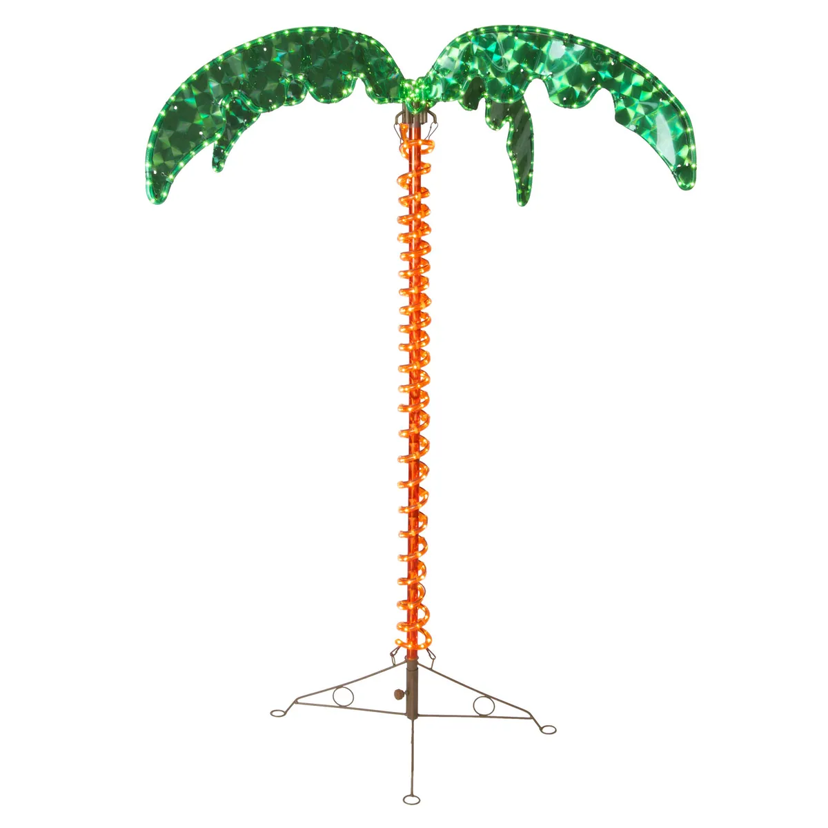 2.5' Deluxe Rope Light LED Palm Tree — 4.5 ft - Wintergreen Lighting® 21689