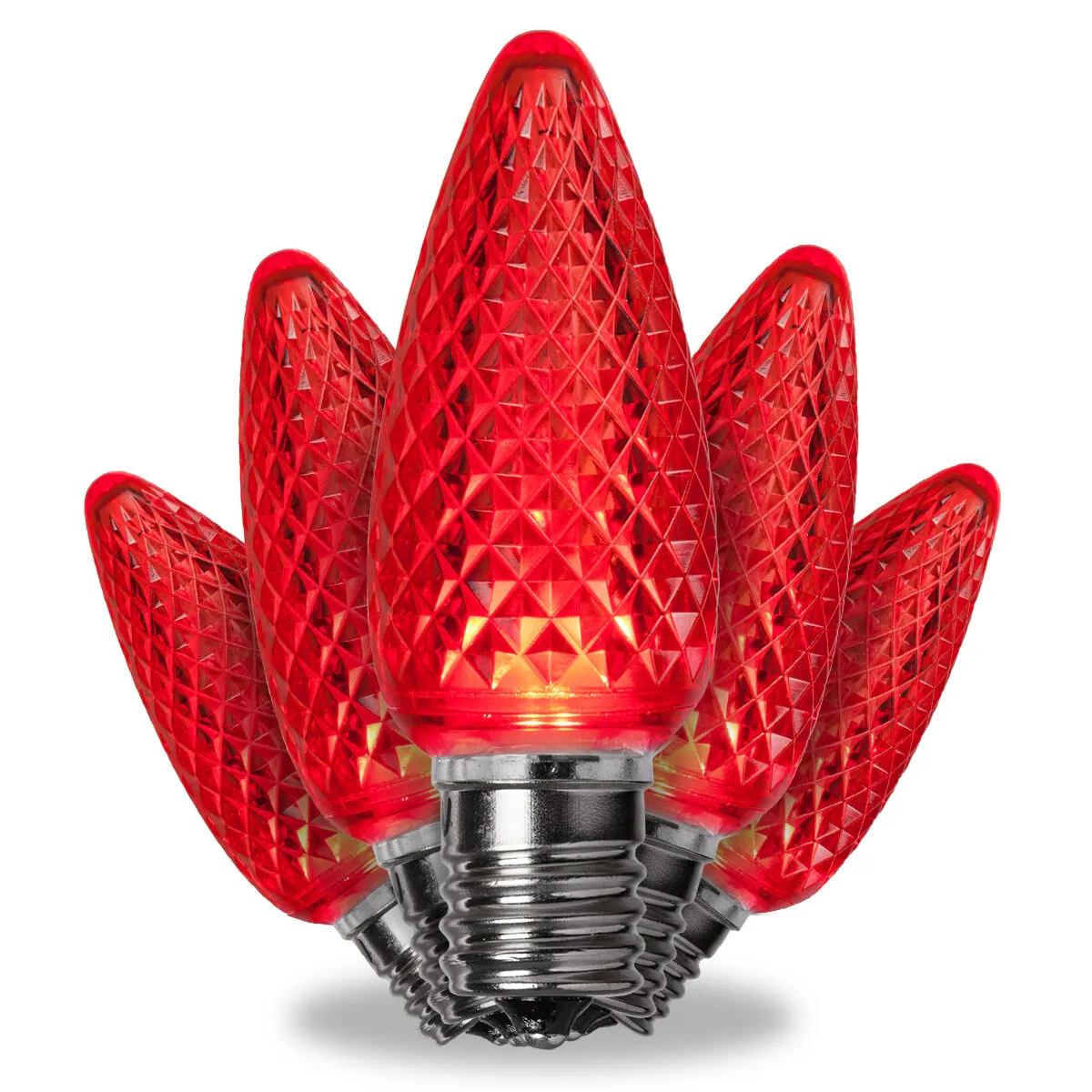 C9 Red Kringle Traditions® LED Bulbs, Box of 25 - Kringle Traditions® 85121